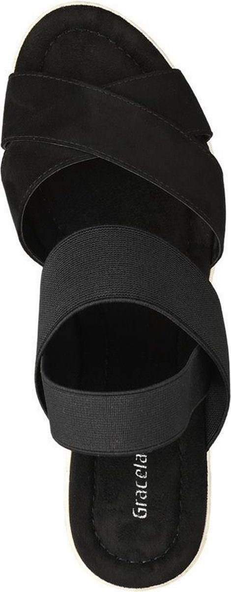 Graceland Dames Zwarte sandalette - Maat 39 | bol.com