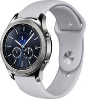 Siliconen Smartwatch bandje - Geschikt voor  Samsung Gear S3 sport band - grijs - Horlogeband / Polsband / Armband