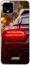 Google Pixel 4 Hoesje Transparant TPU Case - Audi R8 Back #ffffff