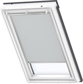 VELUX Origineel Verduisterend Rolgordijn (DKL), Zilveren Kozijn, PK08, Lichtgrijs