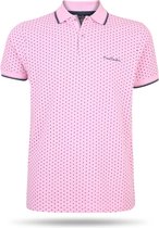 Pierre Cardin – Heren Polo – Gestipt – Maat M - Roze