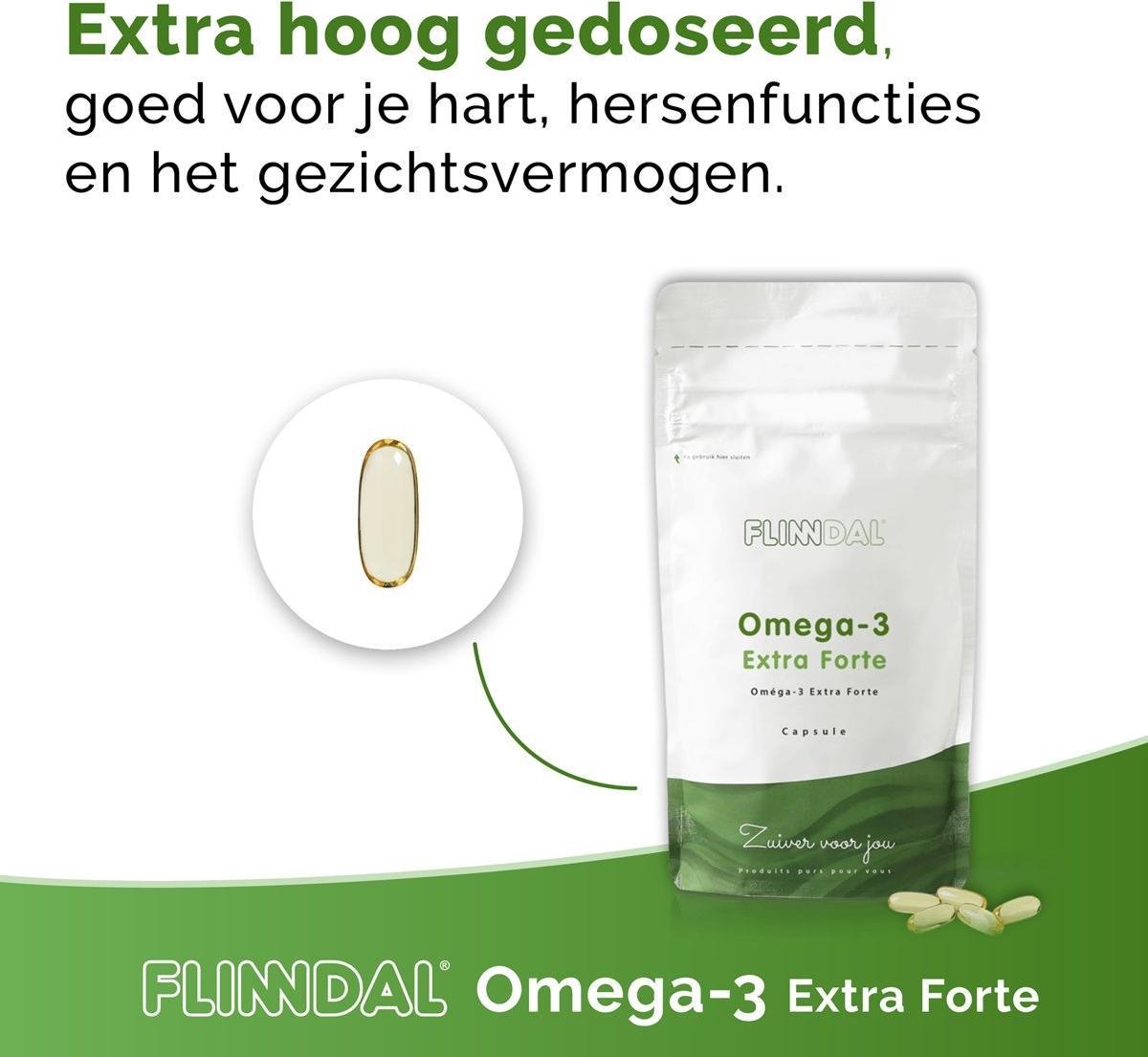 Vooruit Oprechtheid vloek Flinndal Omega-3 Extra Forte 90 capsules - Extra hoog gedoseerd  visoliesupplement -... | bol.com