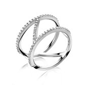 Zinzi Silver Jewels Zirkonia Ring ZIR1099Z56 (maat 56)