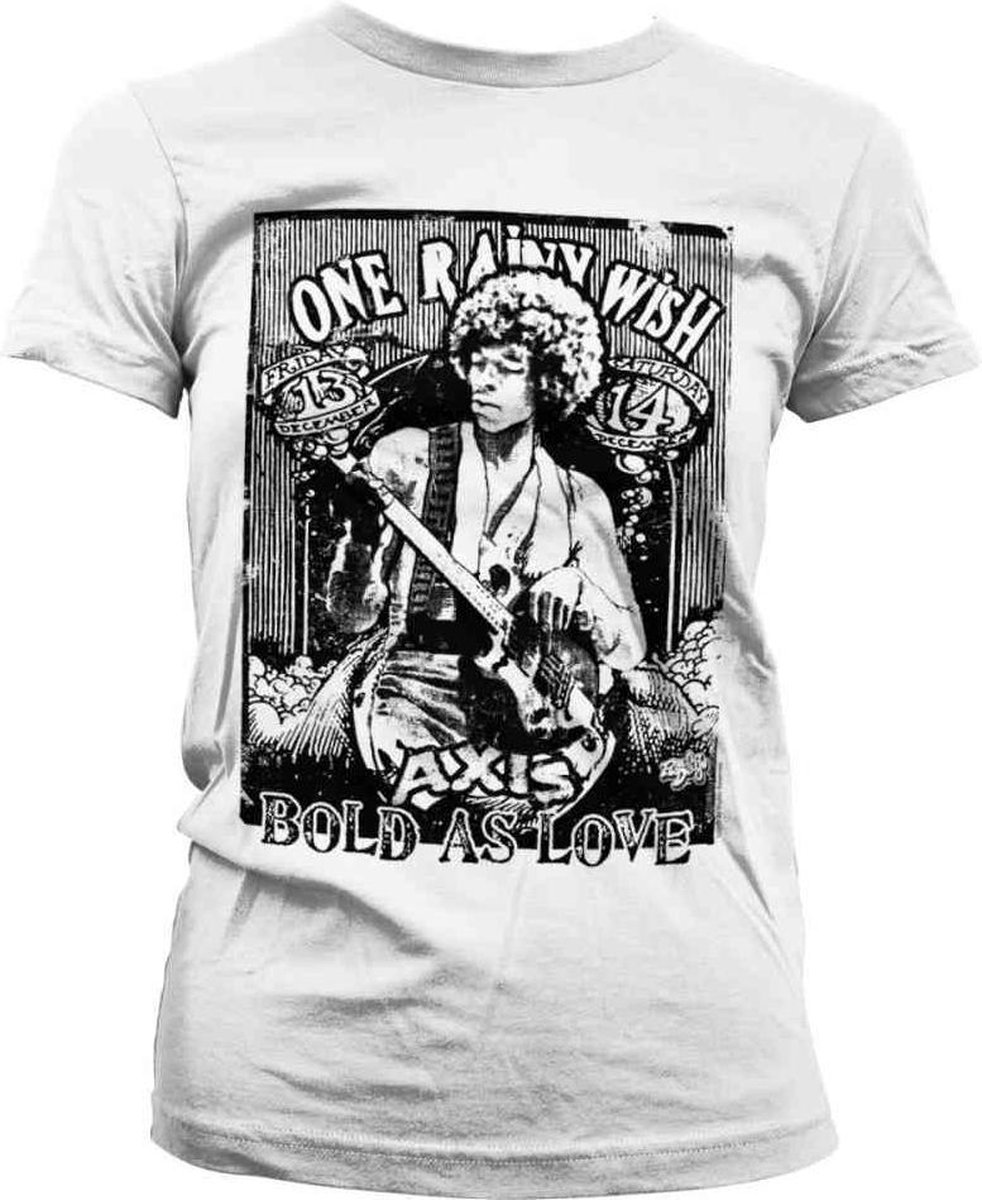 Jimi Hendrix Dames Tshirt -M- Bold As Love Wit