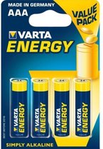 Varta Batterijen Lr03 Energy 1,5v 4 Stuks