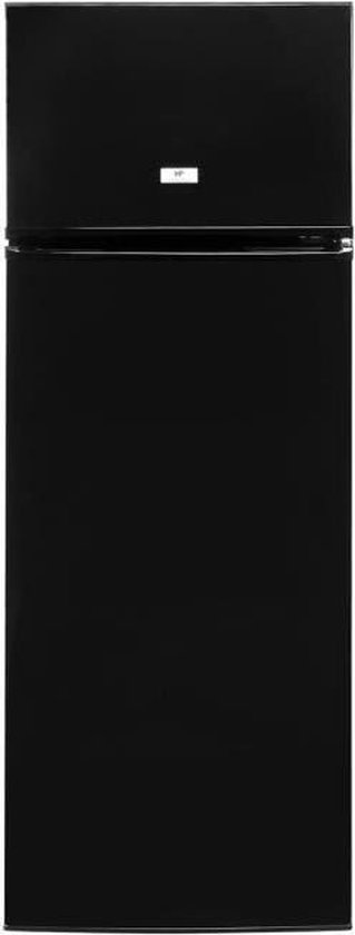 Koelkast: CONTINENTAL-EDISON CEF2D227B2 - Compacte Koel- en vriescombinatie - Zwart, van het merk Brandt
