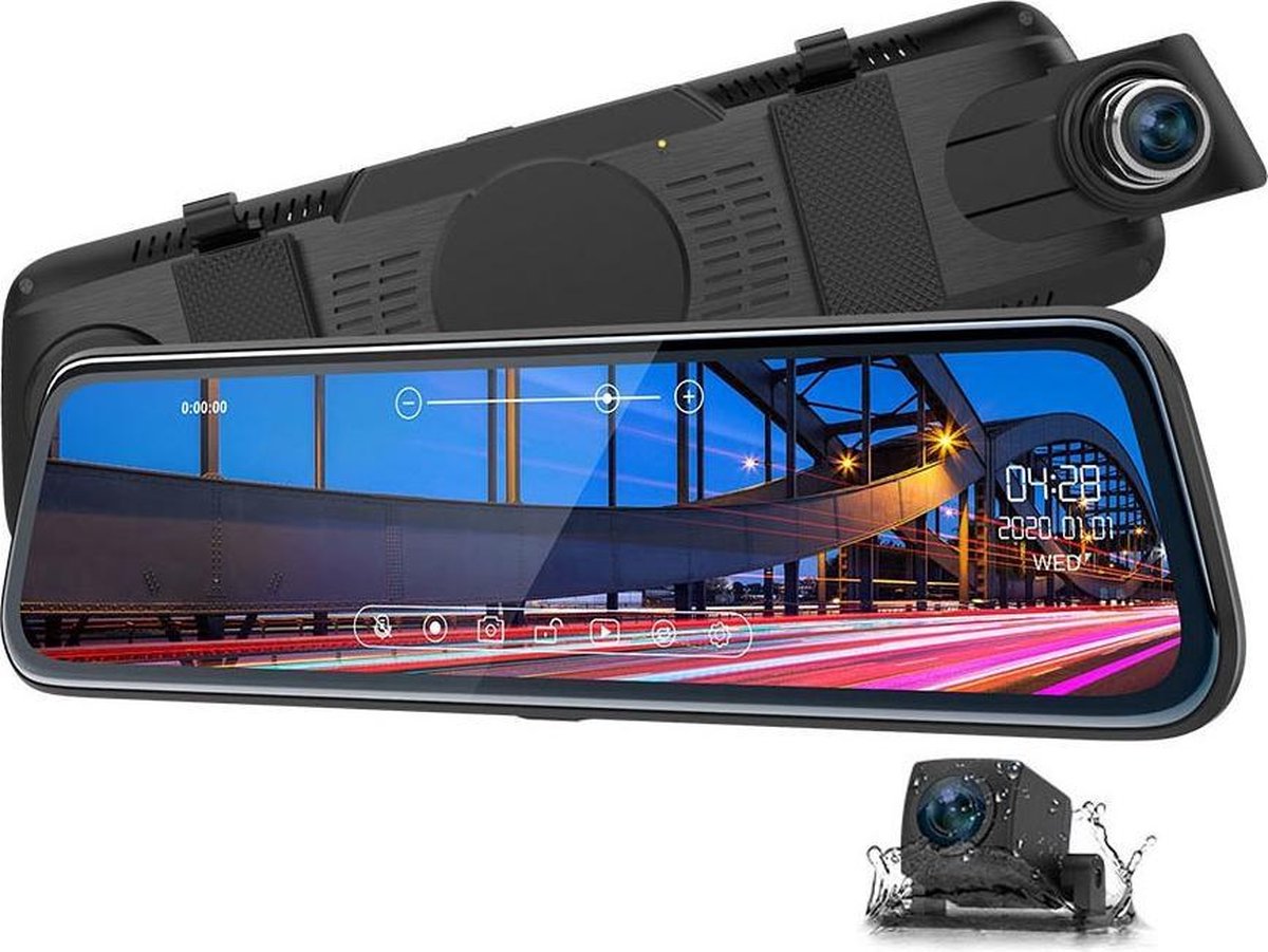ThiEye Carview 2 32gb 2CH Full Mirror Touch dashcam voor auto