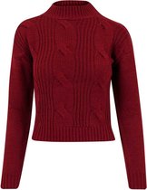 | Urban Classics Sweatertrui M Short Turtleneck Rood Urban Classics Urban Classics Sweatertrui Short Turtleneck