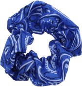 Zac's Alter Ego Haar scrunchie Paisley Blauw
