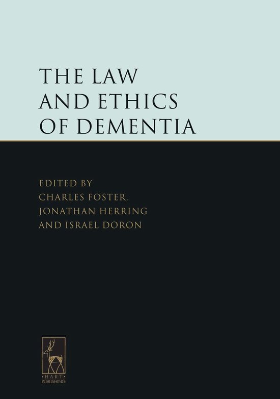 The Law and Ethics of Dementia - cover