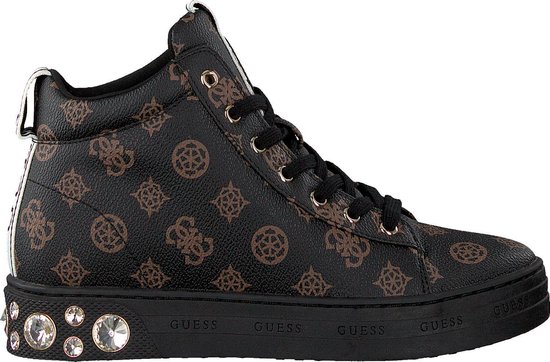 Guess Bruine Lage Sneakers Banq/active - Schoenen.nl