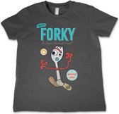 Disney Toy Story Kinder Tshirt -Kids tm 10 jaar- Forky Grijs