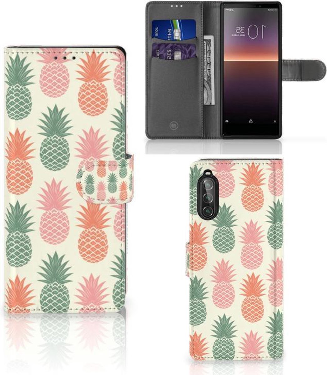 Sony Xperia 10 II Book Cover Ananas