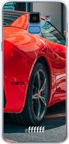 Samsung Galaxy J6 (2018) Hoesje Transparant TPU Case - Ferrari #ffffff