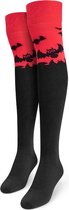 Good Mood Over Knee Kousen - Vleermuizen - L/XL Unisex Maat 36-41