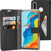 Mobiparts Classic Wallet Case Huawei P30 Lite Zwart hoesje