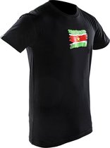 Joya Vlag T - Shirt - Suriname - Zwart - 164