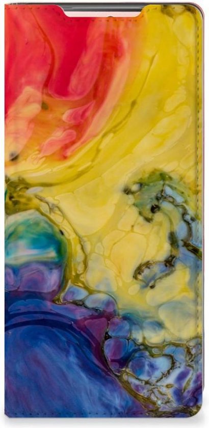 Coque Stand Samsung Galaxy Note20 Smart Cover Aquarelle Foncé