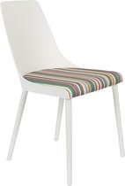 Wants and Needs Wants&Needs Eetkamerstoel Olivia Wit 84,5 x 55 x 47 (2 stuks)