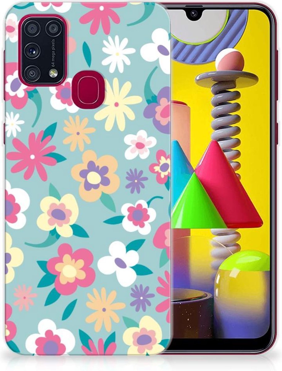 Samsung Galaxy M31 TPU Case Flower Power