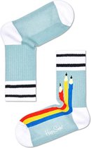 Happy Socks Sokken Kids Rib Pen Socks Blauw Maat:12-24 mnd