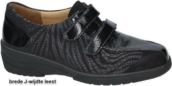 Solidus -Dames - zwart - lage gesloten schoenen - maat 39.5 | bol