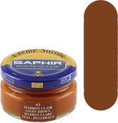 Saphir Creme Surfine (schoenpoets) Licht Bruin