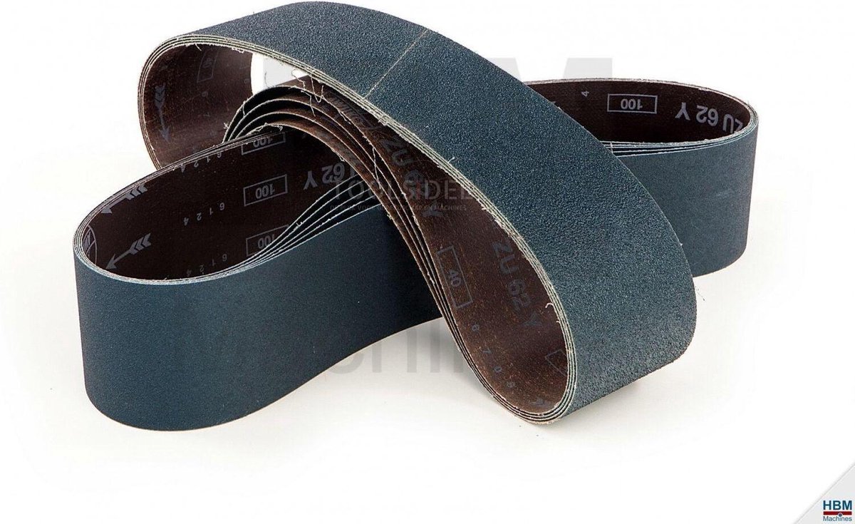 HBM 40 x 760 mm K120 Zirconium Schuurband Blauw