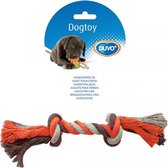 Duvo+ Knoop katoen Oranje/grijs/bruin 35cm