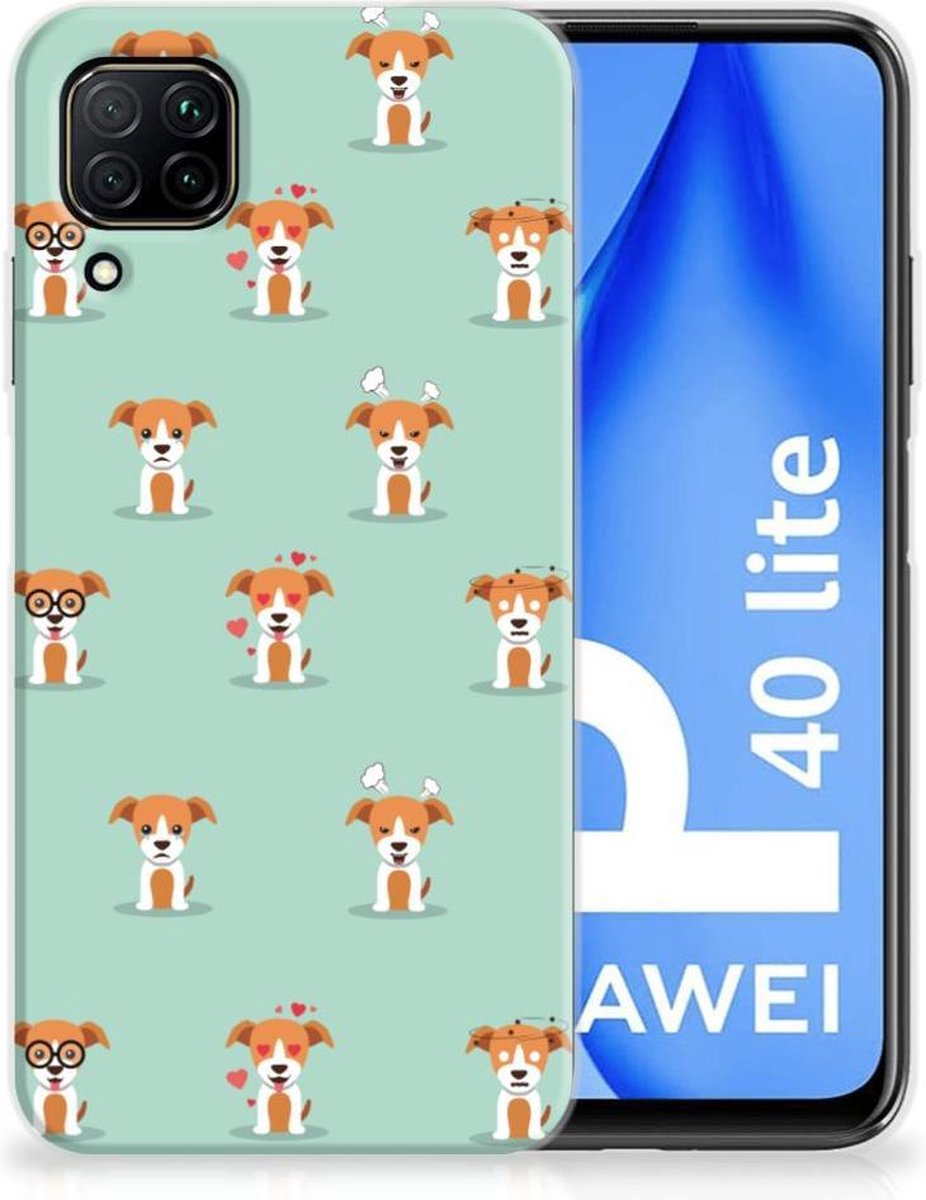 Huawei P40 Lite TPU Hoesje Pups
