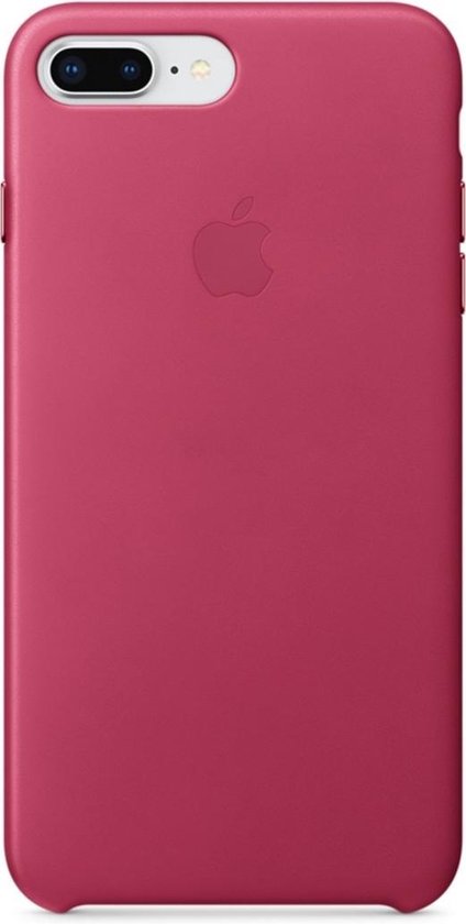 Apple Leather Backcover iPhone 8 Plus / 7 Plus hoesje - Pink Fuchsia |  bol.com