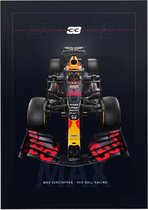 Max Verstappen (Red Bull Racing F1 2020) - Foto op Forex - 60 x 80 cm