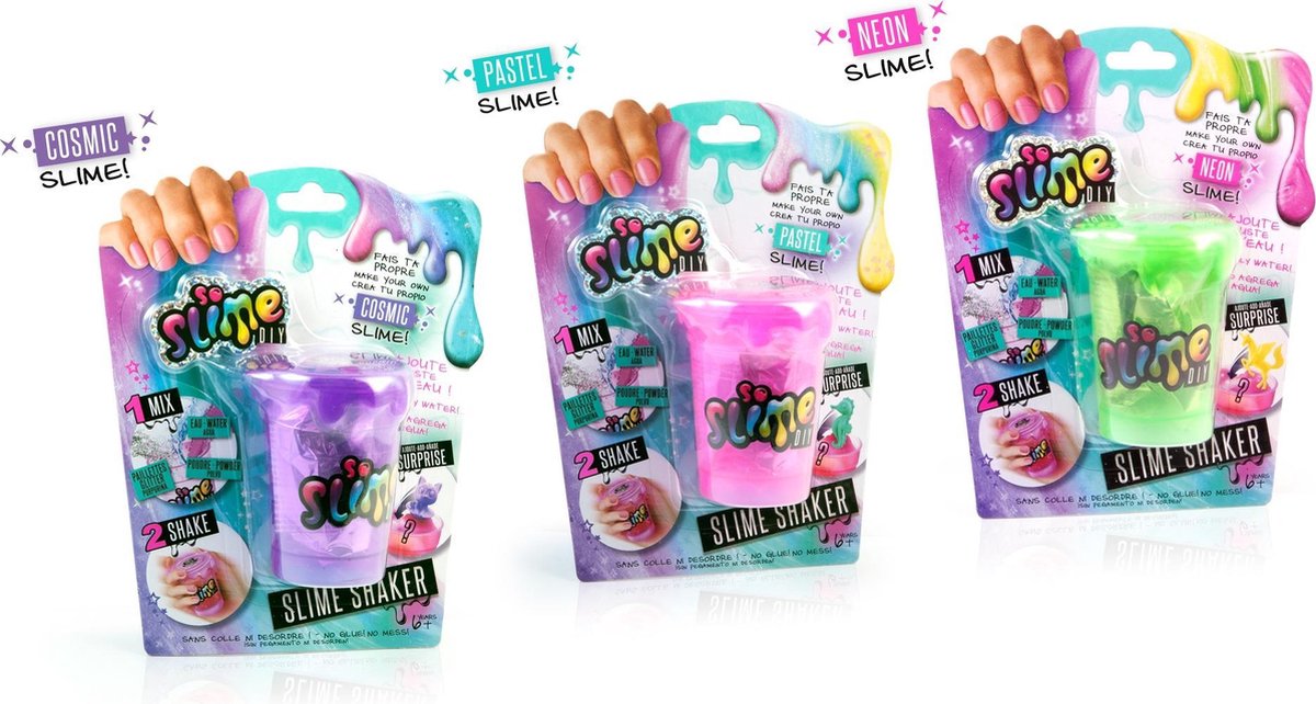 Doe-het-zelf slimeshaker - creatief speelgoed - inclusief accessoires