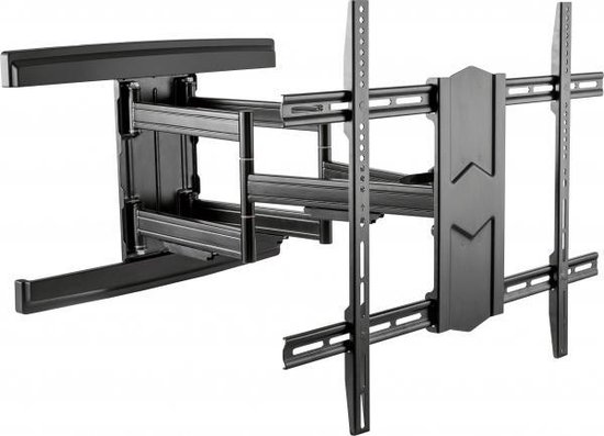 Spectral | Just-Mounts | JM800C draaibare en uittrekbare tv-beugel 180˚ (zwart) | geschikt tot 100" inch - 70 kg schermgewicht | Vesa 300x200 - Vesa 800x600 | 5.5 - 80 cm wandafstand