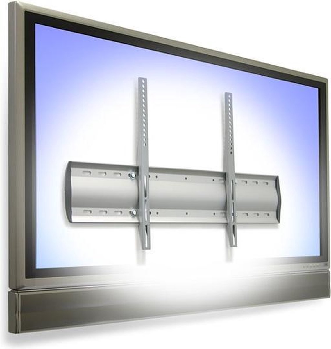 Ergotron Wm Low Profile Wall Mount - Bevestigingskit (Muurplaat Bevestigers 2 Beugels) Voor Lcd / Plasmascherm - Aluminium Staal - Zilver - Schermgrootte: Vanaf 81 28 Cm (32 ) - Te Bevestigen Aan De Muur