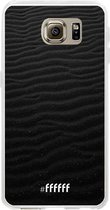 Samsung Galaxy S6 Hoesje Transparant TPU Case - Black Beach #ffffff