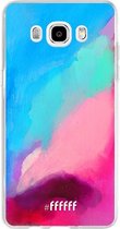 Samsung Galaxy J5 (2016) Hoesje Transparant TPU Case - Abstract Hues #ffffff