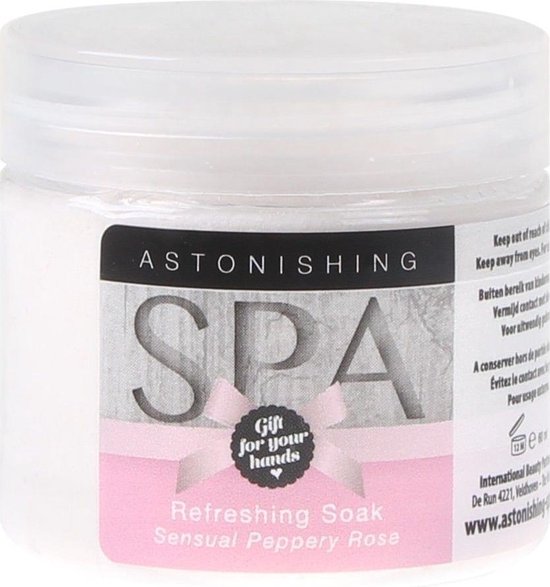 Astonishing Spa Resfreshing Soak - Sensual Peppery Rose 120ml