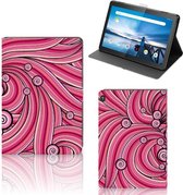 Mapje Lenovo Tablet M10 Cover met Standaard Swirl Pink