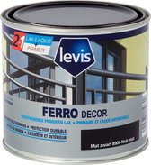 Levis Expert - Ferro Decor - Mat - Zwart - 0.5L