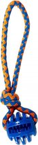 Duvo+ Tpr bal met touw Blauw 32x7x7cm