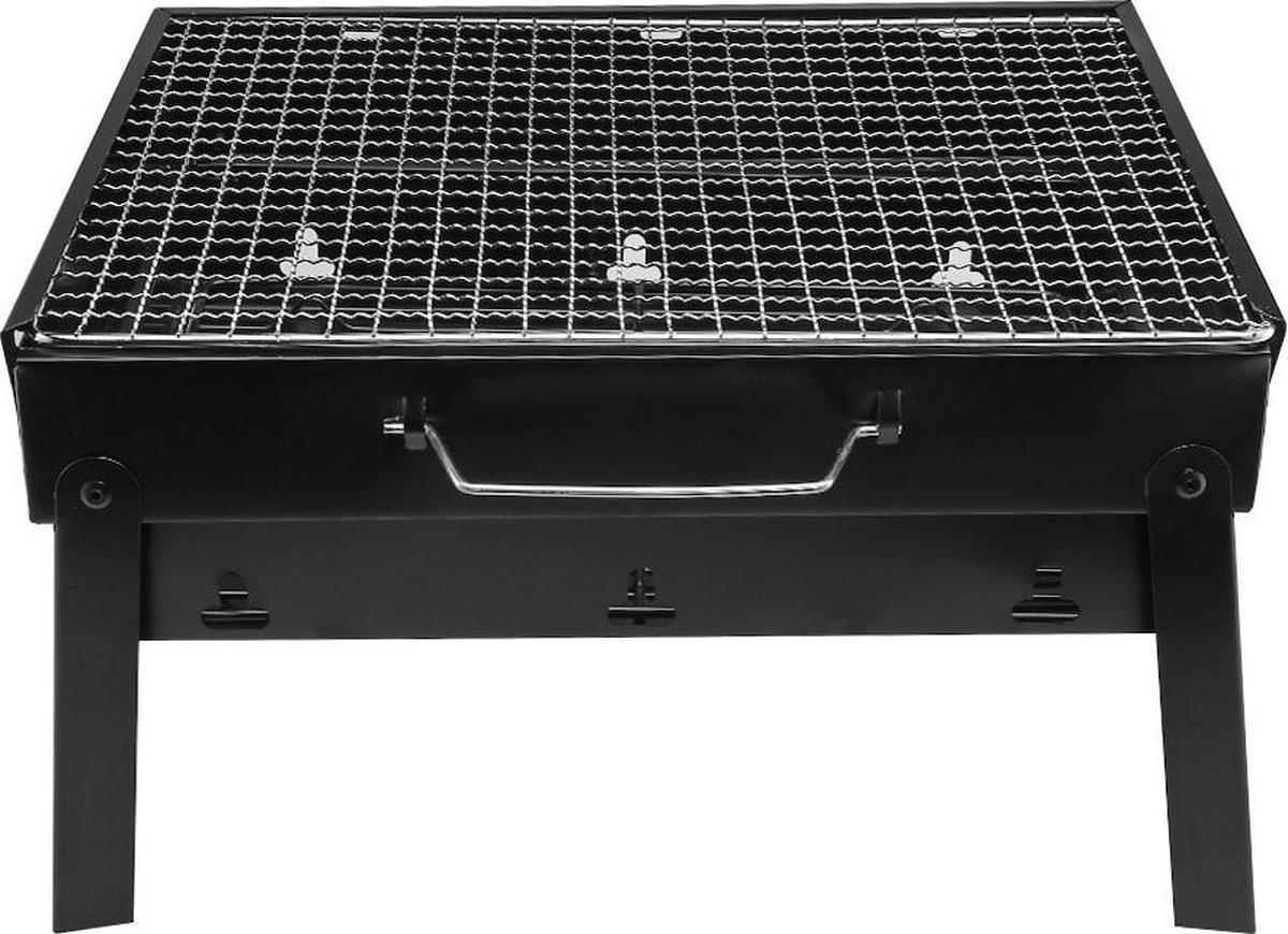 | Draagbare Opvouwbare BBQ Portable Barbecue Zwart Expert Outdoor Picknick Barbecue Rechthoekige Grill