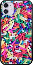 iPhone 11 Hoesje TPU Case - Sprinkles #ffffff