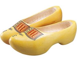 Gevavi - VV Houten klomp trip geel geïmpregneerd - Maat 26 cm