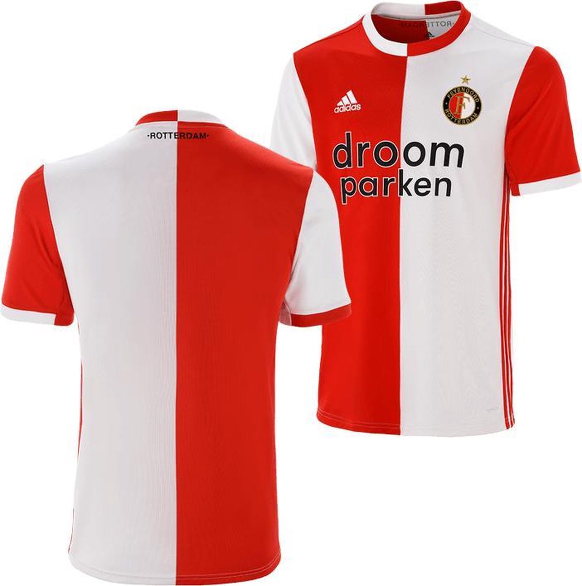 Adidas Feyenoord Shirt 2019-2020 Heren - Rood/Wit - Maat S | bol.com