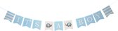 Geboorte Versiering Jongen en Babyshower Slinger Blauw Baby Shower Decoratie - Hoera een jongen