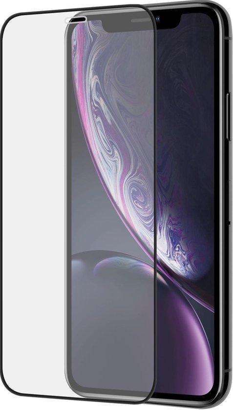 Maar doen alsof Oneerlijk Azuri Curved Tempered Glass RINOX ARMOR - Zwart frame - voor iPhone Xr /  iPhone 11 | bol.com