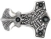 Alchemy Gothic Gesp THUNDER HAMMER Zilverkleurig