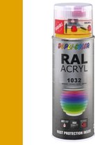 Motip Dupli-Color Spuitbus Acryl Hoogglans - RAL 1032 Bremgeel