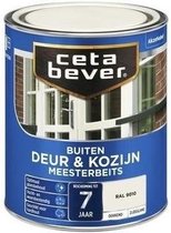 CetaBever Buiten Deur & Kozijn Meester Beits - Glans - RAL 9010 - 750 ml